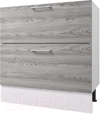 Шкаф-стол кухонный Горизонт Мебель Оптима 80 2 ящика - фото