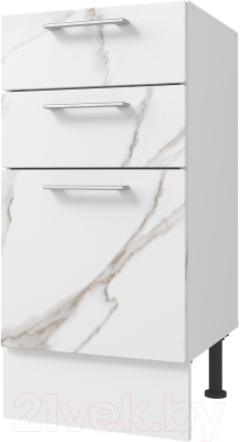 Шкаф-стол кухонный Горизонт Мебель Оптима 40 3 ящика - фото