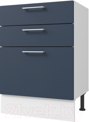 Шкаф-стол кухонный Горизонт Мебель Оптима 50 3 ящика - фото