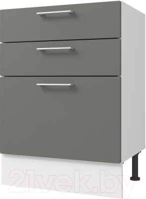 Шкаф-стол кухонный Горизонт Мебель Оптима 80 3 ящика - фото