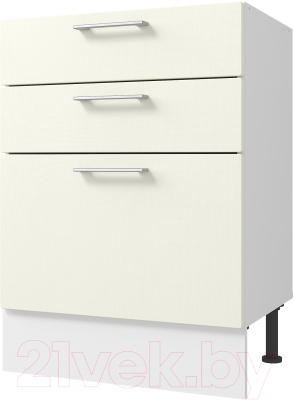 Шкаф-стол кухонный Горизонт Мебель Оптима 80 3 ящика - фото