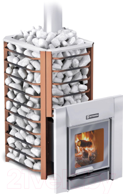 Печь-каменка Ermak 24 Сетка Премиум Чугун - фото