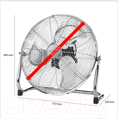 Вентилятор ProfiCare PC-VL 3065 WM (нержавеющая сталь)