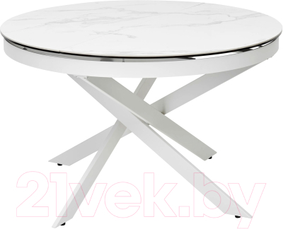 Обеденный стол M-City Trento 120 / DECDF286THGSTATWHT (High Gloss Statuario)