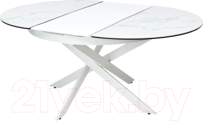 Обеденный стол M-City Trento 120 / DECDF286THGSTATWHT (High Gloss Statuario)