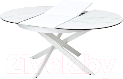 Обеденный стол M-City Trento 120 / DECDF286THGSTATWHT (High Gloss Statuario)