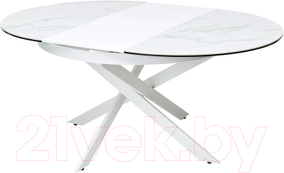 Обеденный стол M-City Trento 120 / DECDF286THGSTATWHT (High Gloss Statuario)