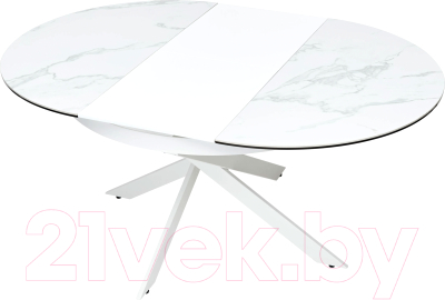 Обеденный стол M-City Trento 120 / DECDF286THGSTATWHT (High Gloss Statuario)