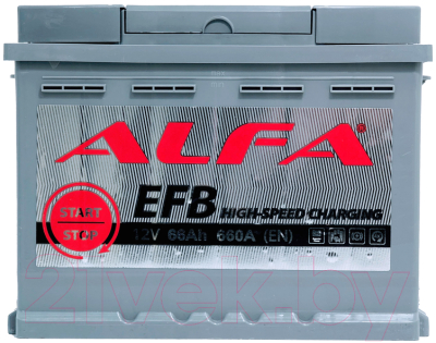 Автомобильный аккумулятор ALFA battery EFB 66 R