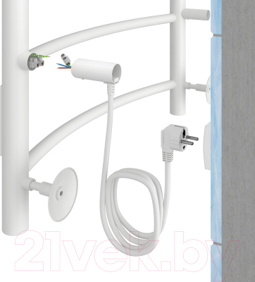 Полотенцесушитель электрический Terminus Аврора П6 450x600