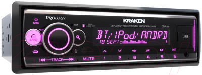 Бездисковая автомагнитола Prology CDP-8.0 Kraken