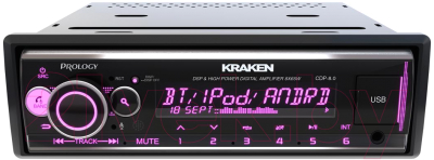 Бездисковая автомагнитола Prology CDP-8.0 Kraken