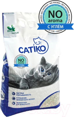 Наполнитель для туалета Catiko Комкующийся 15кг/20л - фото