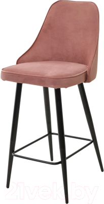 Стул барный M-City Nepal-PB / 461MC03830 (розовый 15/черный) - фото