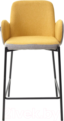 Стул барный M-City Nyx / 628M03420 (VF106 желтый/VF120 серый)