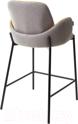 Стул барный M-City Nyx / 628M03420 (VF106 желтый/VF120 серый)