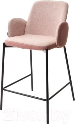 Стул барный M-City Nyx / 628M03418 (VF109 розовый/VF110 брусничный) - фото
