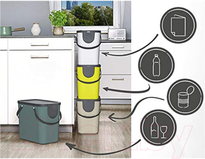 Контейнер для мусора Rotho Albula / 1024905070