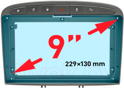 Переходная рамка Incar RFR-FC243