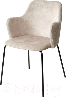 Стул M-City Amaretto / 628M03780 (VBP-206 античный светло-бежевый/черный) - фото
