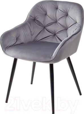 Стул M-City Breeze / UDC9051BLV14 (Bluvel-14 серый/черный) - фото