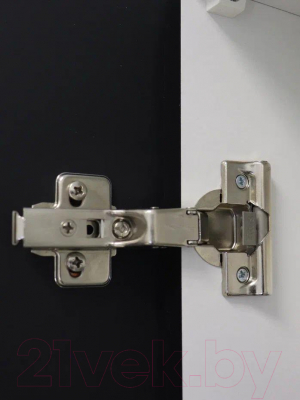 Шкаф с зеркалом для ванной Континент Eltoro Black Led 76x85