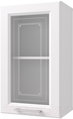 Шкаф навесной для кухни Горизонт Мебель Классик 40 Витрина - фото