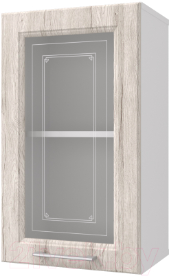 Шкаф навесной для кухни Горизонт Мебель Классик 40 Витрина - фото