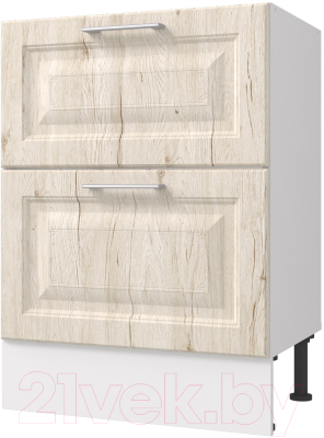 Шкаф-стол кухонный Горизонт Мебель Классик 50 2 ящика - фото