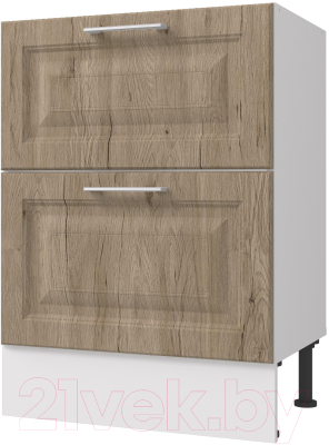 Шкаф-стол кухонный Горизонт Мебель Классик 50 2 ящика - фото