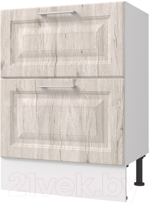 Шкаф-стол кухонный Горизонт Мебель Классик 50 2 ящика - фото