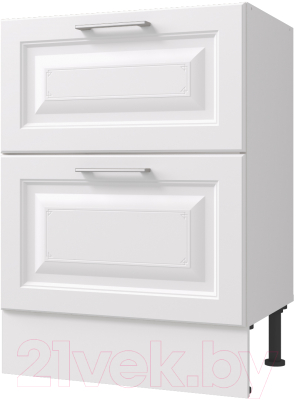Шкаф-стол кухонный Горизонт Мебель Классик 60 2 ящика - фото