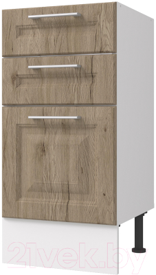 Шкаф-стол кухонный Горизонт Мебель Классик 40 3 ящика - фото