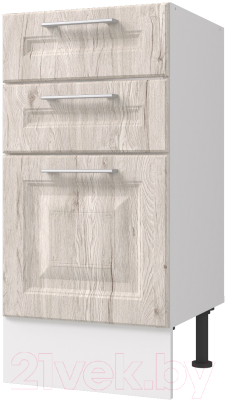 Шкаф-стол кухонный Горизонт Мебель Классик 40 3 ящика - фото