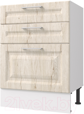 Шкаф-стол кухонный Горизонт Мебель Классик 50 3 ящика - фото