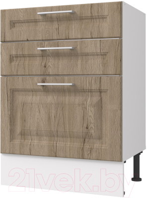 Шкаф-стол кухонный Горизонт Мебель Классик 50 3 ящика - фото