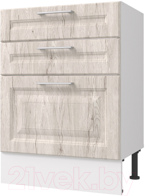 Шкаф-стол кухонный Горизонт Мебель Классик 50 3 ящика - фото