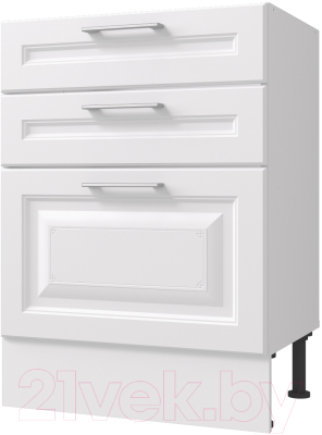 Шкаф-стол кухонный Горизонт Мебель Классик 60 3 ящика - фото