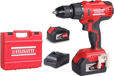 Аккумуляторная дрель-шуруповерт Felisatti ДАУ-13/18Л3 - фото