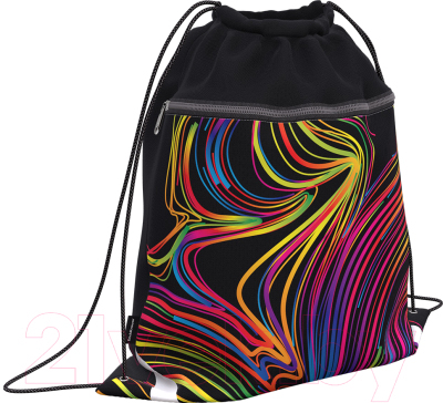 Мешок для обуви Erich Krause Neon Lights / 57042 - фото