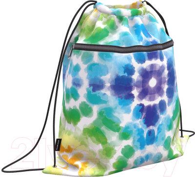 Мешок для обуви Erich Krause Green Tie-Dye / 57043 - фото