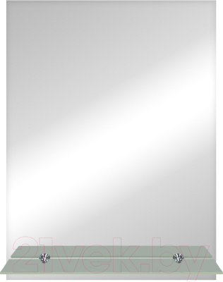 Зеркало Континент Прямоугольник 60х90 (с полкой) - фото