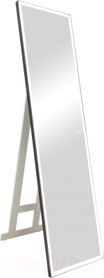 Зеркало Континент Tower Black Led 45x175 (напольное) - фото