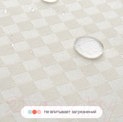 Шторка-занавеска для ванны Home One Checkered 180x180 / 372253