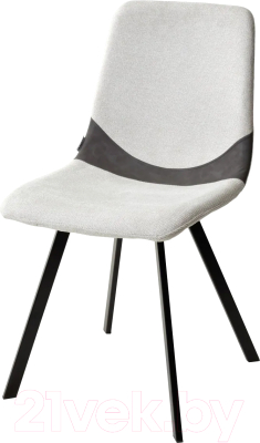 Стул M-City Ellen / 628M03786 (WZ2042-18 белая галька/ RU-07 серая сталь/черный) - фото