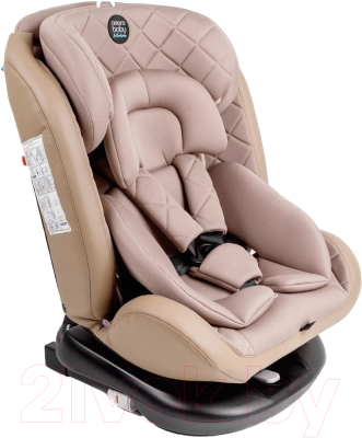 Автокресло Amarobaby Brilliant Isofix / AMARO-2003-BrBe (бежевый) - фото