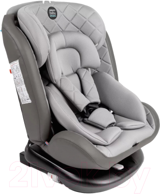 Автокресло Amarobaby Brilliant Isofix / AMARO-2003-BrSe (серый) - фото