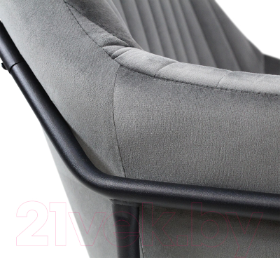 Кресло мягкое Sheffilton SHT-AMS2-1 (угольно-серый/черный муар)