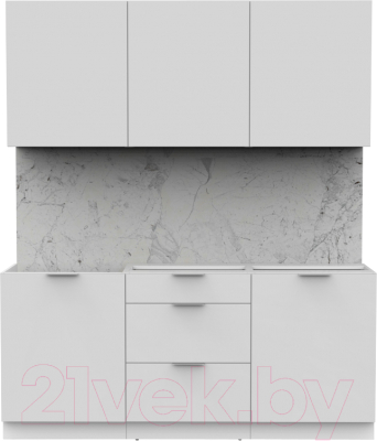 Готовая кухня Интермебель Микс Топ-4 1.8м без столешницы - фото