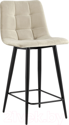 Стул барный Stool Group Джанго полубарный / vd-django-b5 (велюр бежевый) - фото